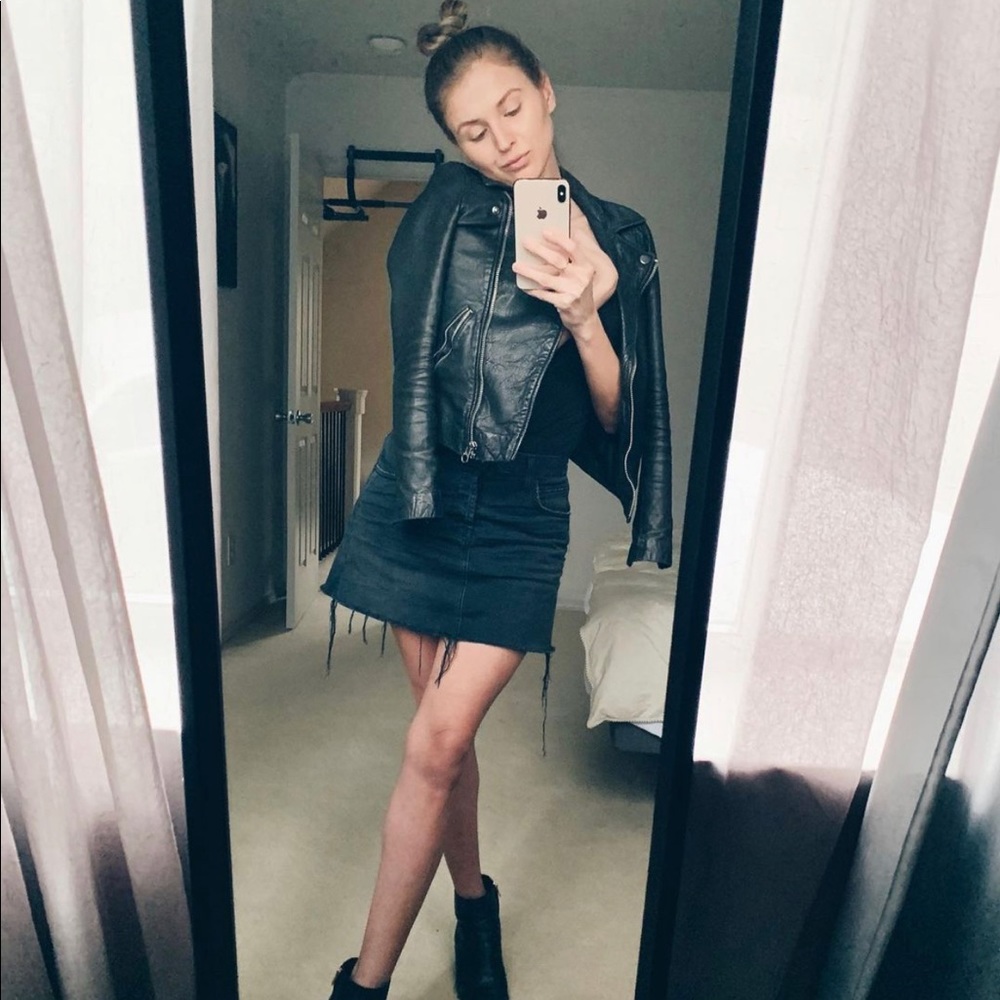 NEW madewell leather jacket & Alexander Wa…